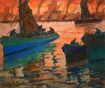 Lote 6: QUINQUELA MARTIN, Benito Lote 6: QUINQUELA MARTIN, Benito 'ATARDECER'