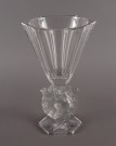 Lote 761: VASO FRANCES FIRMADO LALIQUE. VASO FRANCES FIRMADO LALIQUE.