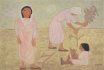 Lote 4: GAMBARTES, Leónidas Lote 4: GAMBARTES, Leónidas 'DOS MUJERES Y UNA NIÑA'
