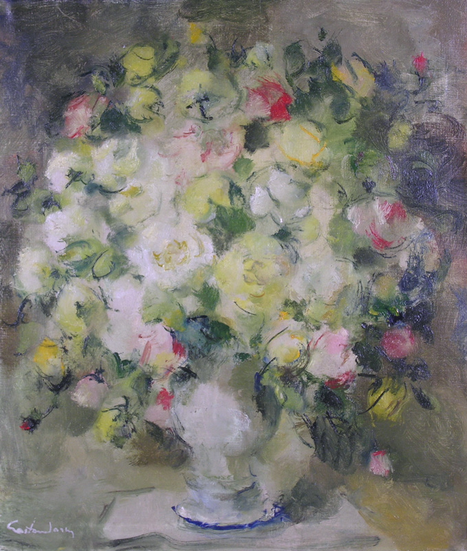 JARRY, Gastón 'VASO CON FLORES'