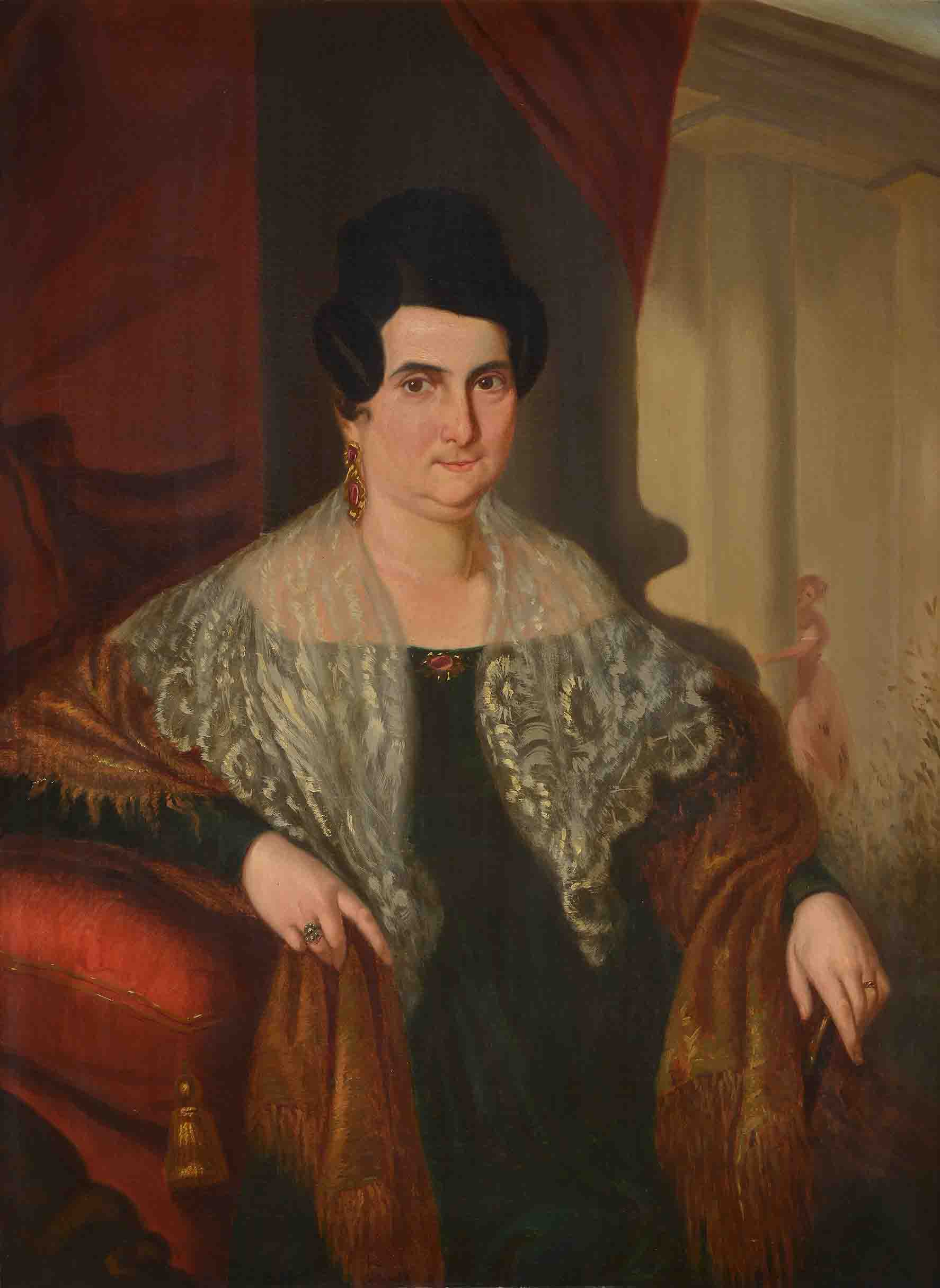 ANONIMO: 'RETRATO DE MIGUEL A. GUTIERREZ (1786-1862 )'