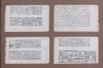 Lote 118: MONTES LENGUA, José Luis Lote 118: MONTES LENGUA, José Luis CUATRO DIBUJOS EN UN ENMARCAMIENTO.