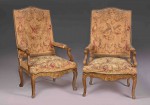 Lote 188: PAR DE GRANDES SILLONES FRANCESES ESTILO REGENCE. Lote 188: PAR DE GRANDES SILLONES FRANCESES ESTILO REGENCE. PAR DE GRANDES SILLONES FRANCESES ESTILO REGENCE.