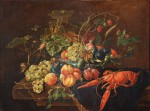 Lote 243: ANONIMO Lote 243: ANONIMO 'NATURALEZA MUERTA CON LANGOSTA'