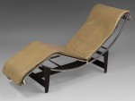 Lote 172: CHAISE LONGUE DISEÑO DE LE CORBUSIER. Lote 172: CHAISE LONGUE DISEÑO DE LE CORBUSIER. CHAISE LONGUE DISEÑO DE LE CORBUSIER.