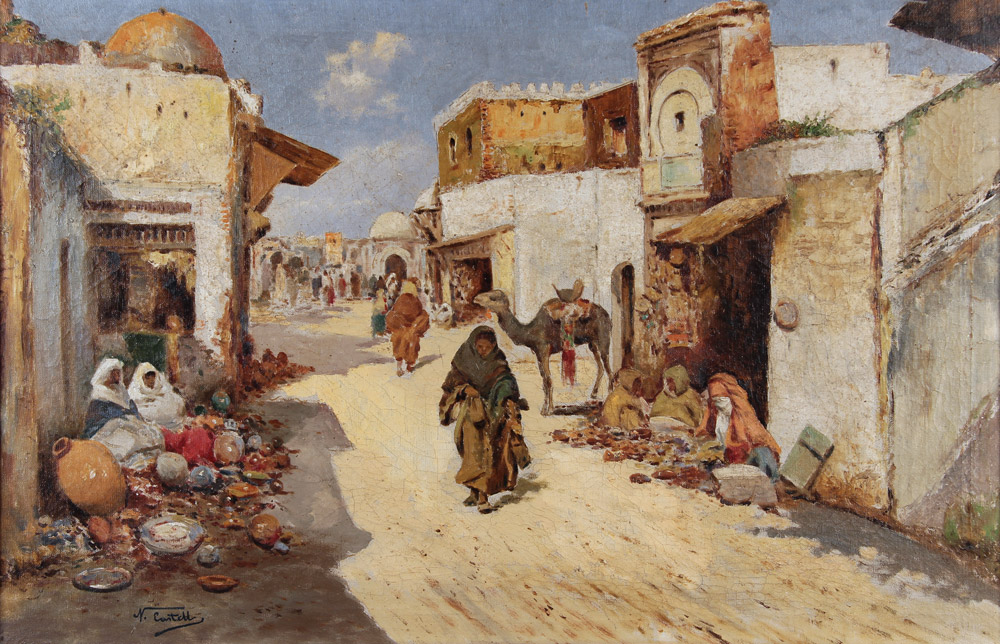  'CALLE DE UN PUEBLO ARABE'