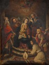 Lote 138: ANONIMO Lote 138: ANONIMO 'LA ADORACION DEL NIÑO'