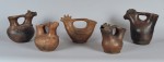 Lote 82: CONJUNTO FORMADO POR SEIS CONTENEDORES ARAUCANOS. Lote 82: CONJUNTO FORMADO POR SEIS CONTENEDORES ARAUCANOS. CONJUNTO FORMADO POR SEIS CONTENEDORES ARAUCANOS.