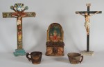 Arte Colonial Sudamericano Colección García Uriburu:
ANTIGUO CRUCIFIJO BOLIVIANO DE MADERA TALLADA.
ANTIGUO LIMOSNERO PERUANO DEL SIGLO XVII.
ANTIGUO CRUCIFIJO DE MADERA POLICROMADA.
CUATRO ANTIGUAS TAZAS NORTEÑAS DE MADERA TALLADA. Arte Colonial Sudamericano Colección García Uriburu:
ANTIGUO CRUCIFIJO BOLIVIANO DE MADERA TALLADA.
ANTIGUO LIMOSNERO PERUANO DEL SIGLO XVII.
ANTIGUO CRUCIFIJO DE MADERA POLICROMADA.
CUATRO ANTIGUAS TAZAS NORTEÑAS DE MADERA TALLADA.