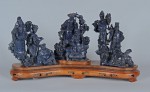 Lote 101: CONJUNTO FORMADO POR TRES GRUPOS DE LAPISLAZULI. Lote 101: CONJUNTO FORMADO POR TRES GRUPOS DE LAPISLAZULI. CONJUNTO FORMADO POR TRES GRUPOS DE LAPISLAZULI.