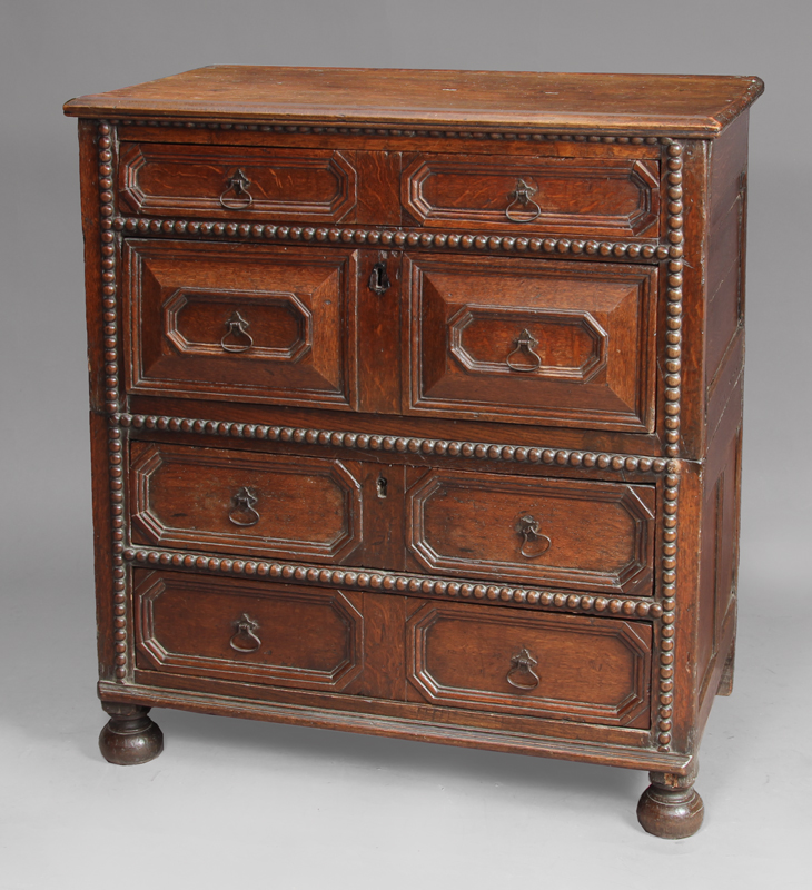  ANTIGUO 'CHEST OF DRAWERS' INGLES DE EPOCA CHARLES II.