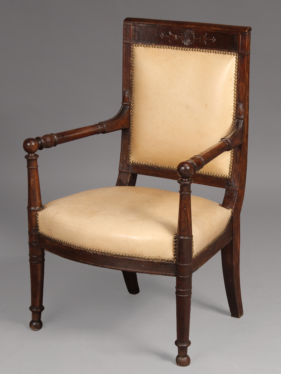  ANTIGUO SILLON FRANCES DE EPOCA DIRECTORIO.