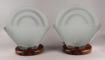 Lote 659: PAR DE INTERESANTES LAMPARAS DE APOYO ART DECO. Lote 659: PAR DE INTERESANTES LAMPARAS DE APOYO ART DECO. PAR DE INTERESANTES LAMPARAS DE APOYO ART DECO.