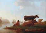 Lote 96: VAN STRY, Abraham Lote 96: VAN STRY, Abraham 'PESCADOR A ORILLAS DEL MAR'