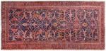 Lote 372: ANTIGUA ALFOMBRA PERSA DE LANA TEJIDA A MANO. Lote 372: ANTIGUA ALFOMBRA PERSA DE LANA TEJIDA A MANO. ANTIGUA ALFOMBRA PERSA DE LANA TEJIDA A MANO.
