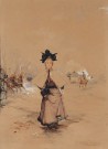 Lote 100: PAREDES, Vicente de Lote 100: PAREDES, Vicente de 'DAMA FRANCESA BELLE EPOQUE'