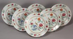 Lote 428: SIETE PLATOS DE ANTIGUA PORCELANA DE LA COMPAGNIE DES INDES. Lote 428: SIETE PLATOS DE ANTIGUA PORCELANA DE LA COMPAGNIE DES INDES. SIETE PLATOS DE ANTIGUA PORCELANA DE LA COMPAGNIE DES INDES.
