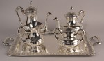 Lote 544: JUEGO PARA TE Y CAFE DE PLATA SELLADA. Lote 544: JUEGO PARA TE Y CAFE DE PLATA SELLADA. JUEGO PARA TE Y CAFE DE PLATA SELLADA.