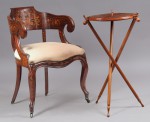 Lotes 279 y 200:
ANTIGUO SILLON HOLANDES PARA ESCRITORIO.
PEQUEÑA MESA AUXILIAR DE ESTILO INGLES. Lotes 279 y 200:
ANTIGUO SILLON HOLANDES PARA ESCRITORIO.
PEQUEÑA MESA AUXILIAR DE ESTILO INGLES.