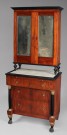 Lote 297: ANTIGUO MUEBLE ALEMAN BIEDERMAIER DE DOS SECCIONES. Lote 297: ANTIGUO MUEBLE ALEMAN BIEDERMAIER DE DOS SECCIONES. ANTIGUO MUEBLE ALEMAN BIEDERMAIER DE DOS SECCIONES.