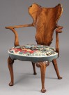 Lote 197: ANTIGUO Y MUY INTERESANTE SILLON INGLES QUEEN ANNE. Lote 197: ANTIGUO Y MUY INTERESANTE SILLON INGLES QUEEN ANNE. ANTIGUO Y MUY INTERESANTE SILLON INGLES QUEEN ANNE.