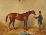 Lote 87: HALL, Harry Lote 87: HALL, Harry 'LOITERER CON SU ENTRENADOR EN UN ESTABLO'