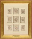 Lote 127: HEEMSKERCK, Maerten Jacobsz van Lote 127: HEEMSKERCK, Maerten Jacobsz van 'NUEVE CABEZAS MASCULINAS'