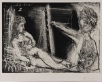 Lote 139: PICASSO, Pablo Lote 139: PICASSO, Pablo 'PEINTRE ET SON MODÈLE'
