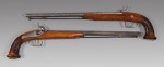 Lote 833: PAR DE ANTIGUAS PISTOLAS DE CAZA BELGAS DE PERCUSION. Lote 833: PAR DE ANTIGUAS PISTOLAS DE CAZA BELGAS DE PERCUSION. PAR DE ANTIGUAS PISTOLAS DE CAZA BELGAS DE PERCUSION.