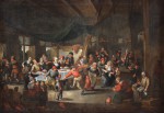Lote 131: ANONIMO Lote 131: ANONIMO 'ESCENA DE INTERIOR DE TABERNA'