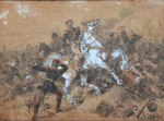 Lote 480: DE NEUVILLE, Alphonse Marie 'ESCENA DE BATALLA'