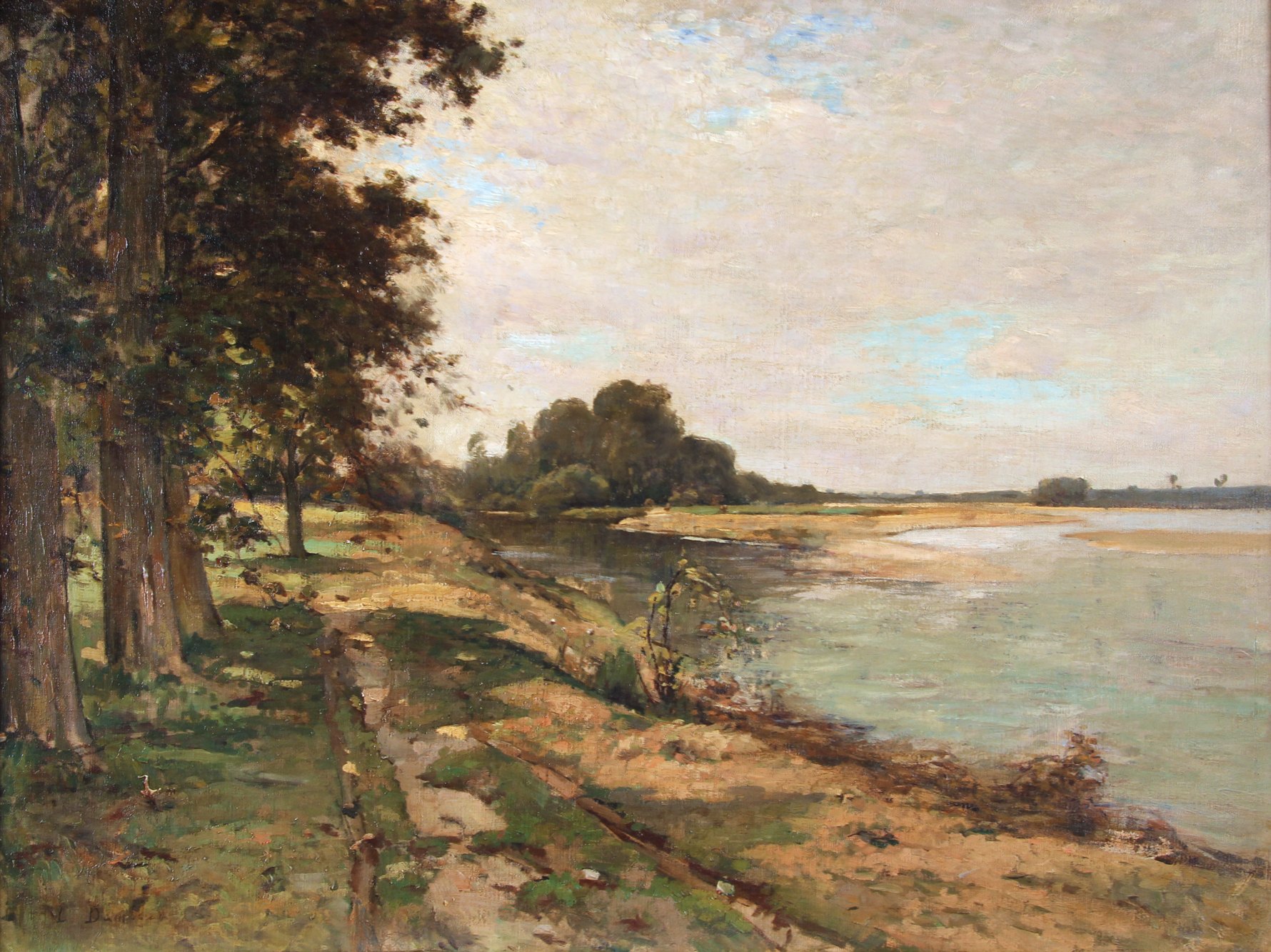 DAMBEZA, Léon Eugêne Geromé 'PAYSAGE - LE SOIR'