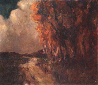 Lote 100: KOEK KOEK, Stephen Lote 100: KOEK KOEK, Stephen 'PAISAJE AL ATARDECER'