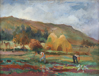 Lote 80: LARRAÑAGA, Enrique de Lote 80: LARRAÑAGA, Enrique de 'PAISAJE DE TANDIL'