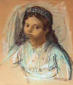 Lote 127: CASTAGNINO, Juan Carlos Lote 127: CASTAGNINO, Juan Carlos 'RETRATO DE NIÑA'