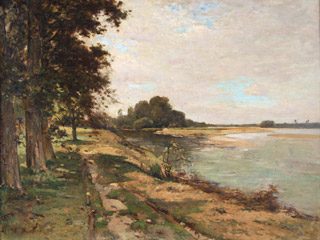 Lote 168: DAMBEZA, Léon Eugêne Geromé Lote 168: DAMBEZA, Léon Eugêne Geromé 'PAYSAGE - LE SOIR'