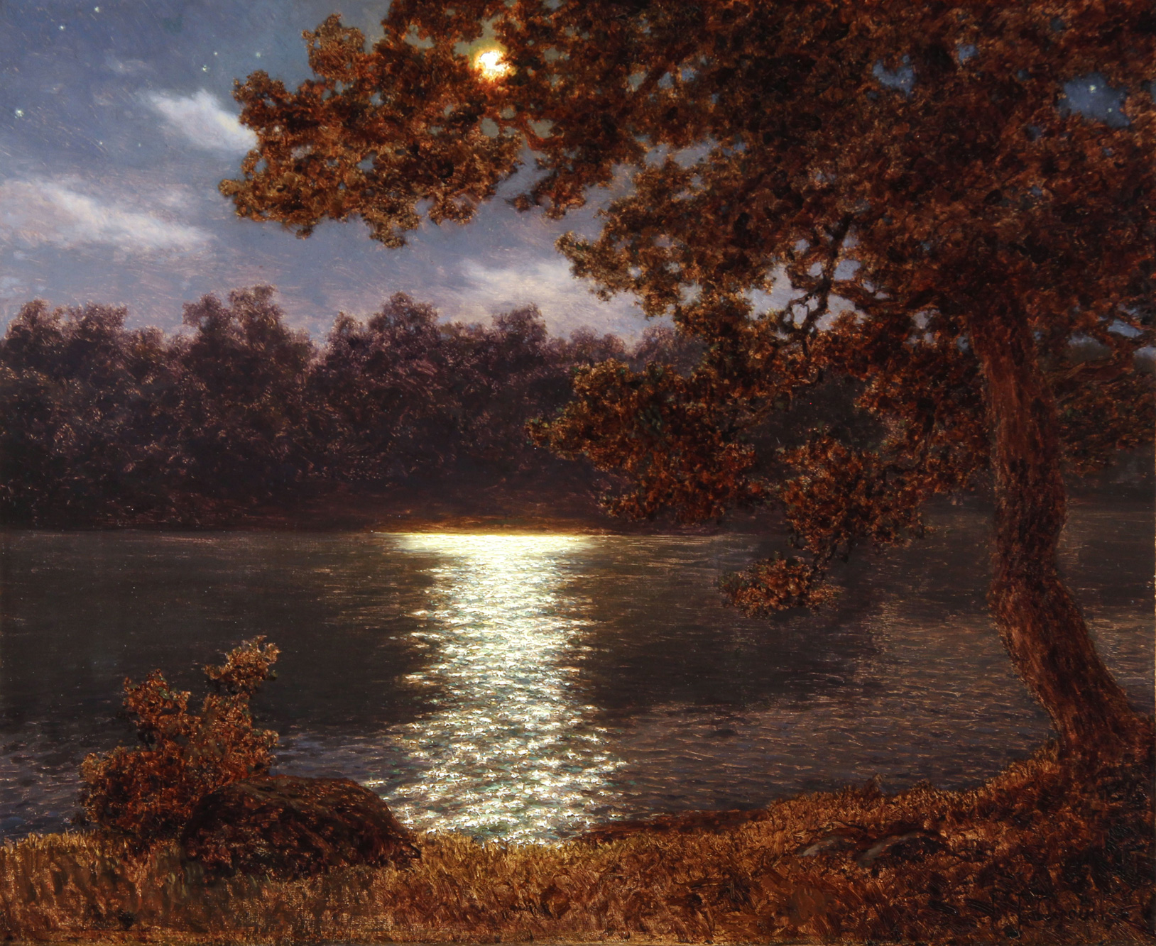 CHOULTSE, Ivan Fedorovitch 'CLARO DE LUNA. REFLEJOS EN EL LAGO'