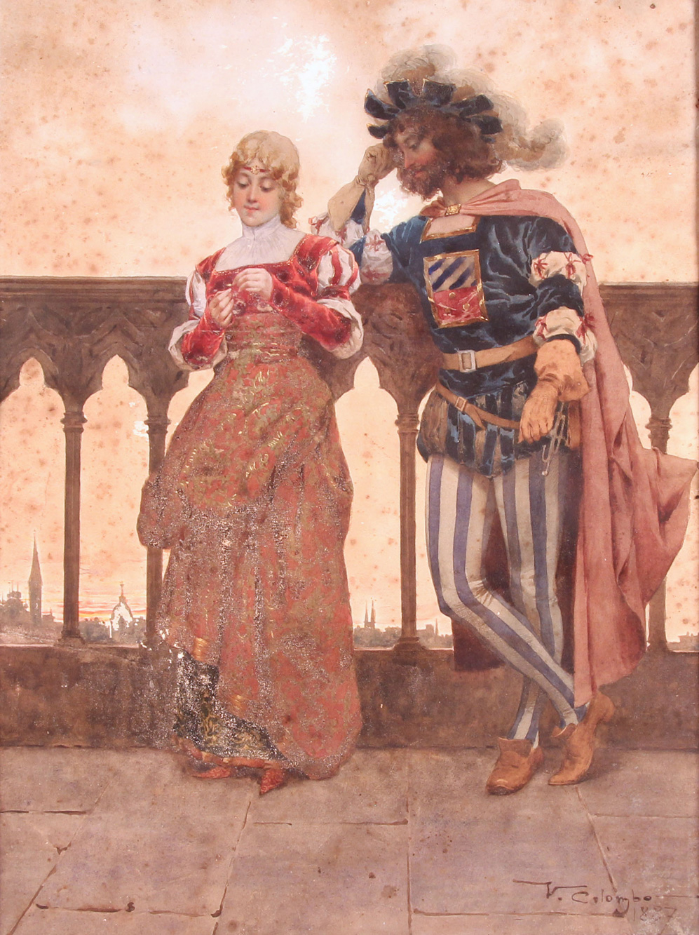 COLOMBO, Virgilio 'ESCENA GALANTE'