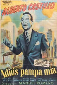 Lote 720: AFICHE PUBLICITARIO EN COLORES ENMARCADO. AFICHE PUBLICITARIO EN COLORES ENMARCADO.