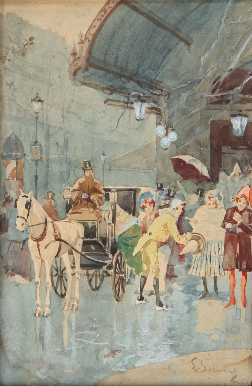 SALINAS, Juan Pablo 'ESCENA PARISINA'