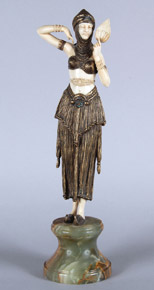 Lote 934: CHIPARUS, Demetre Haralamb 'WOMAN WITH MIRROR'