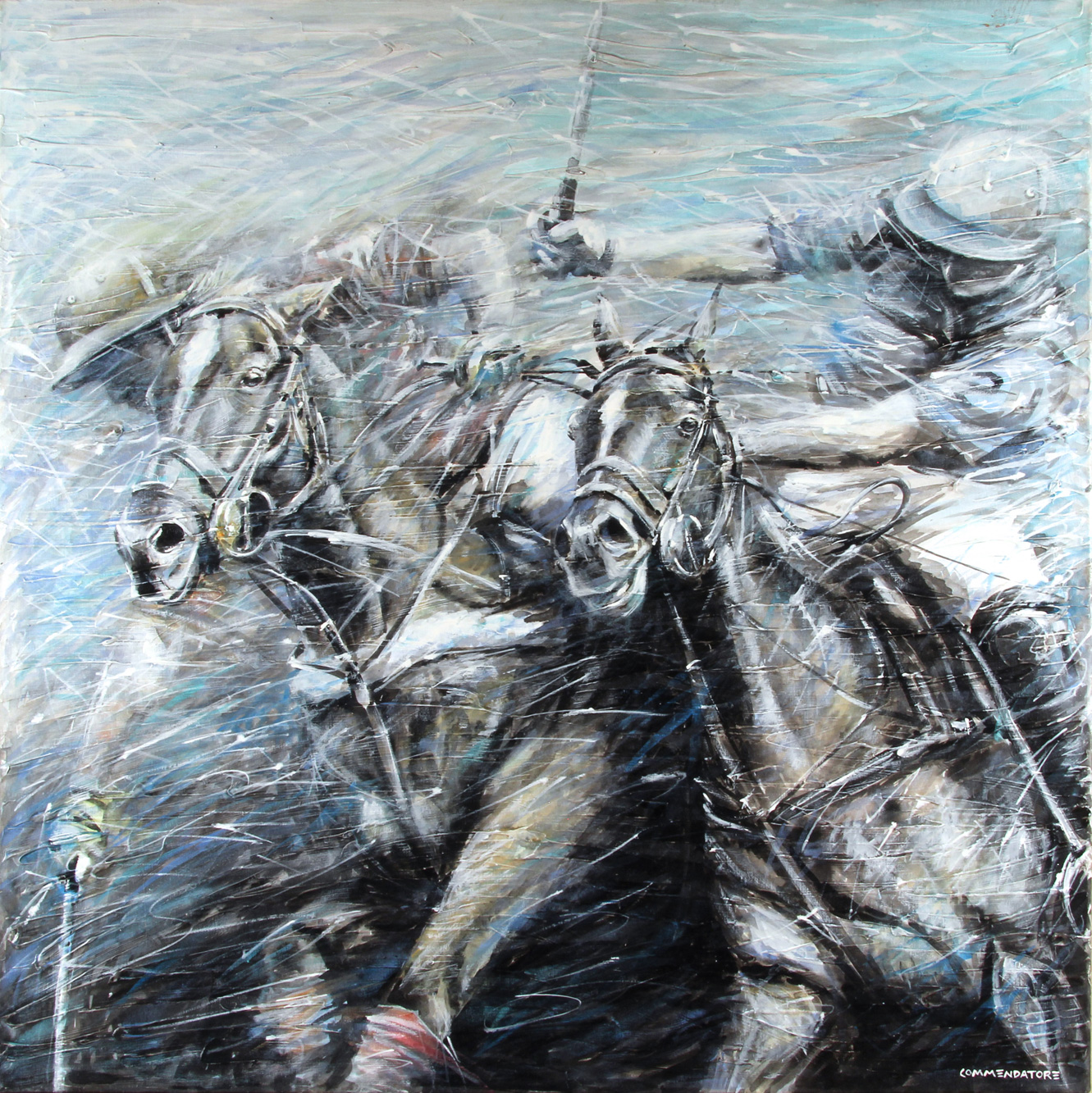  'JUGANDO POLO'