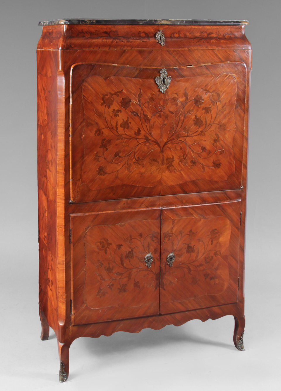  ANTIGUO SECRETAIRE FRANCES DE EPOCA LUIS XV. 