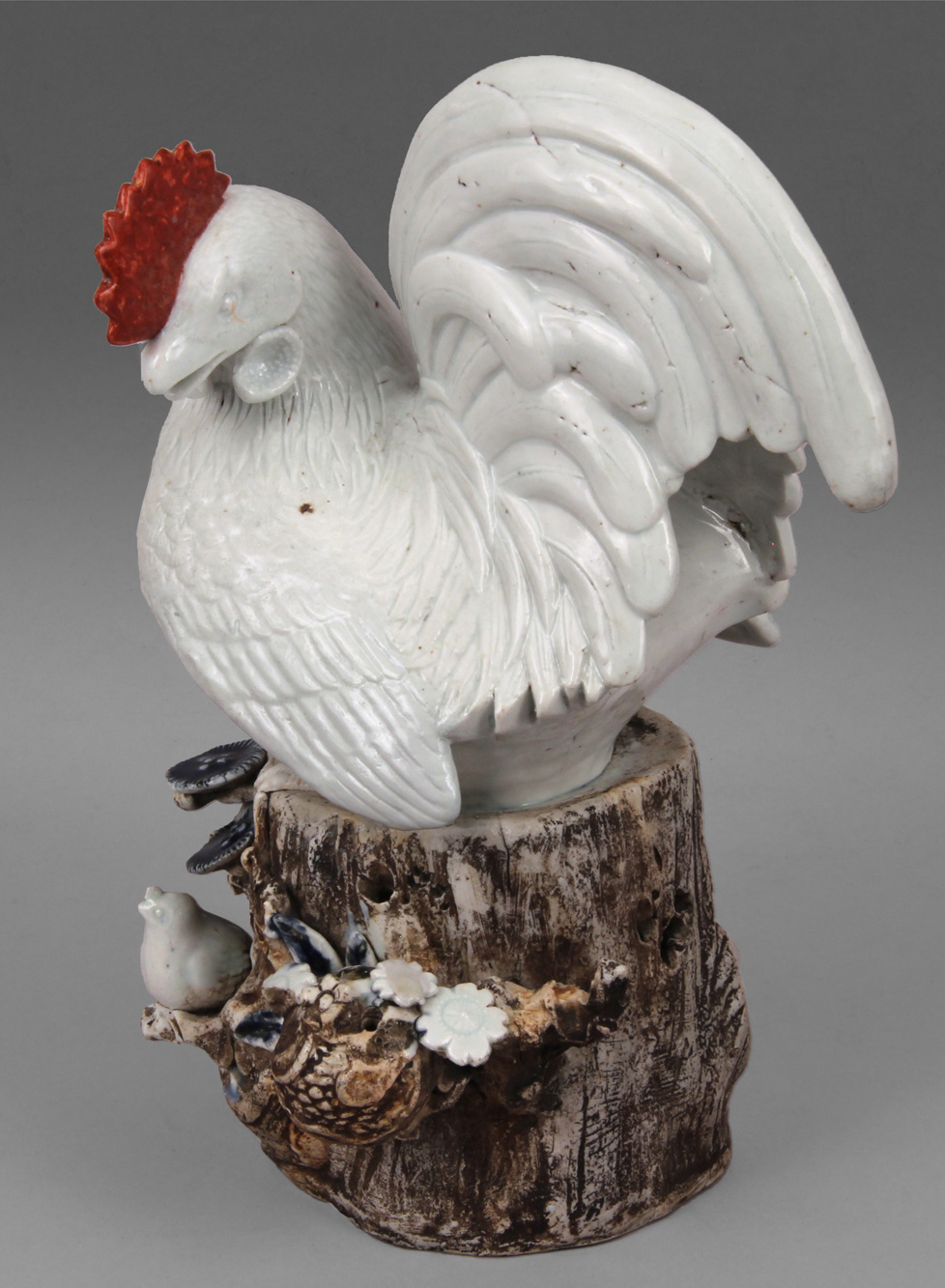  GALLINA DE ANTIGUA PORCELANA CHINA CH'IEN LUNG.