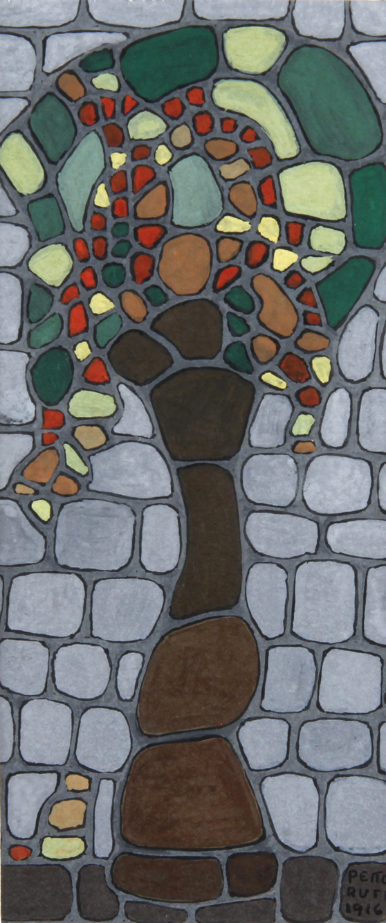 PETTORUTI, Emilio 'ARBOL-SERIE DE LOS MOSAICOS'