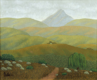 Lote 32: BUTLER, Fray Guillermo 'PAISAJE SERRANO'