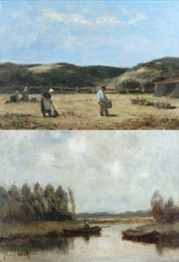 Lote 80: WITJENS STEPHAN, Jacques 'POR EL ARROYO' 'TRABAJANDO EL CAMPO'