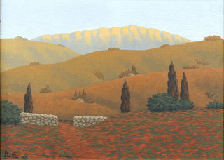 Lote 163: BUTLER, Fray Guillermo 'PAISAJE'