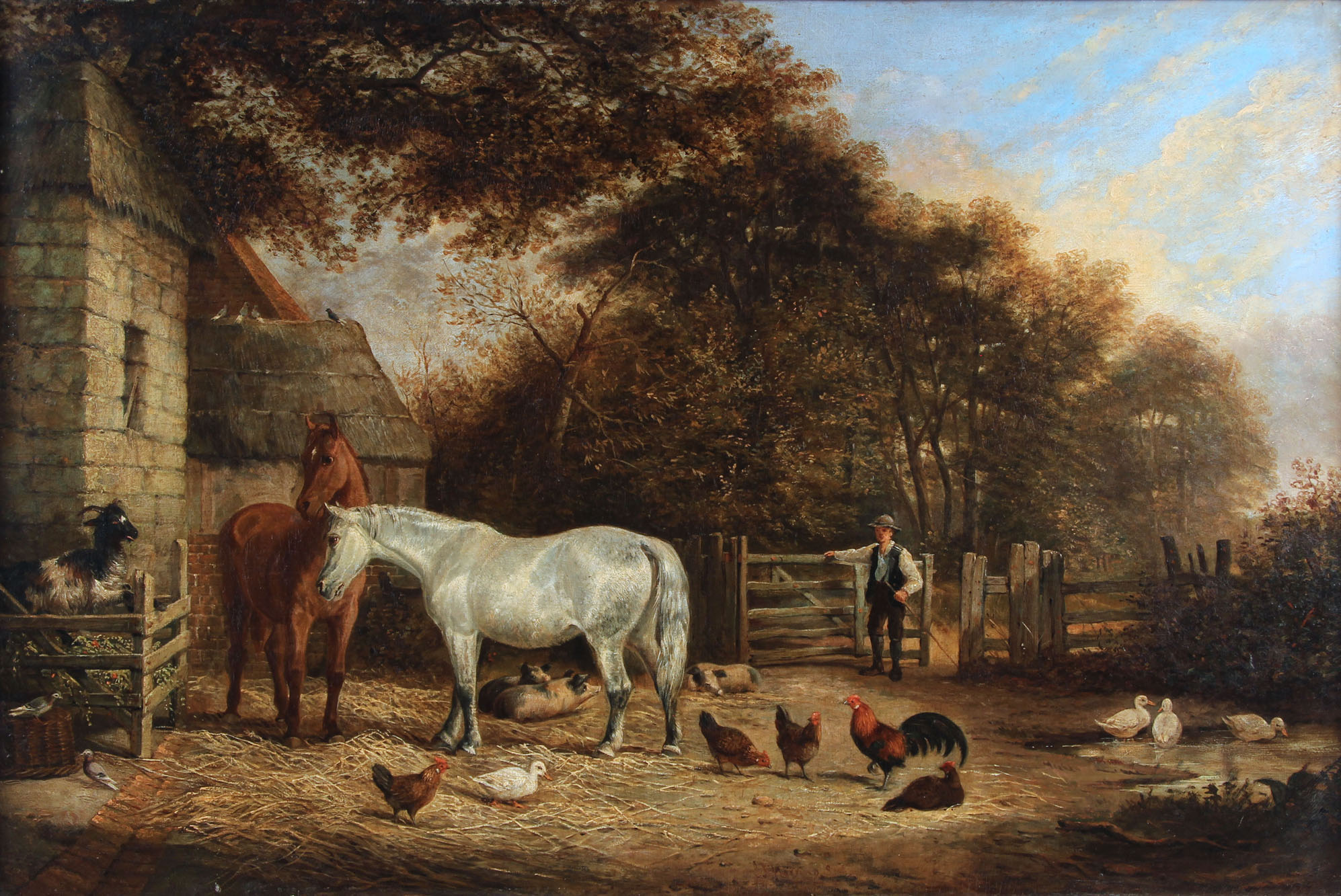  'A FARMYARD SCENE'