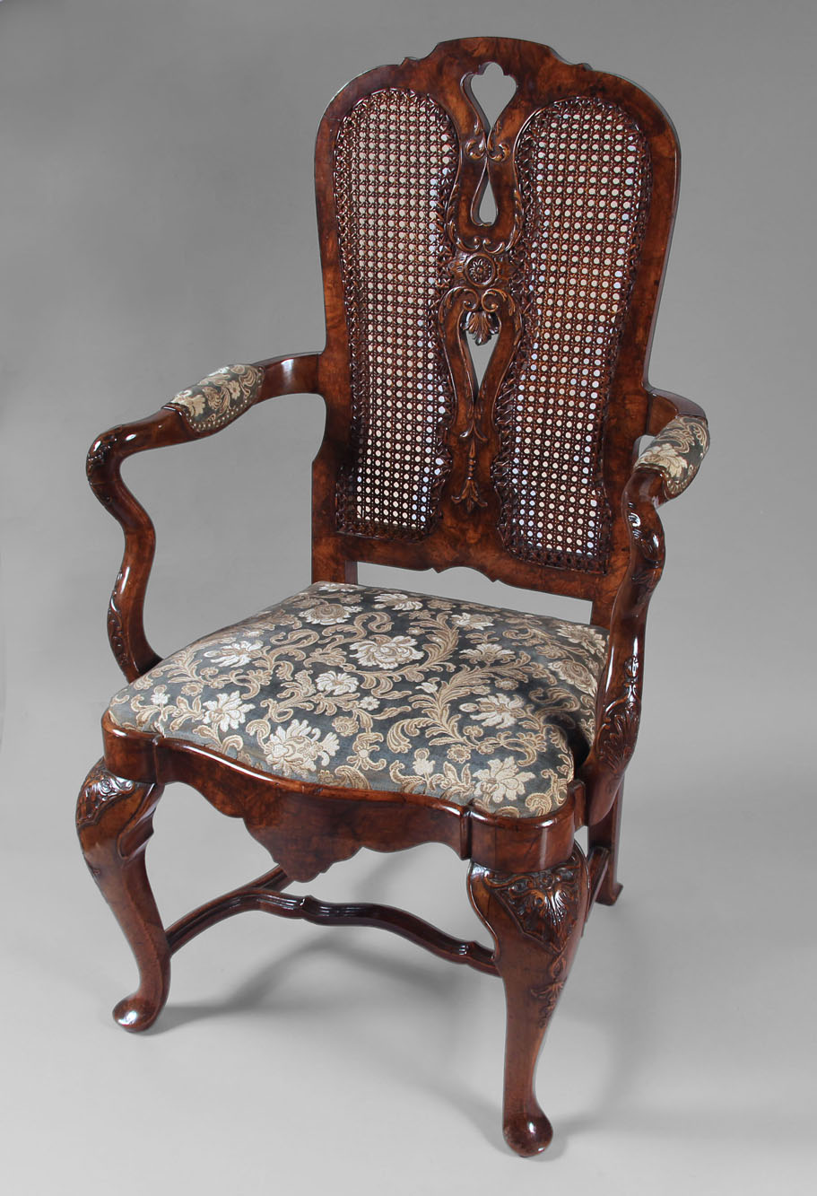  ANTIGUO SILLON INGLES DE ESTILO QUEEN ANNE. 